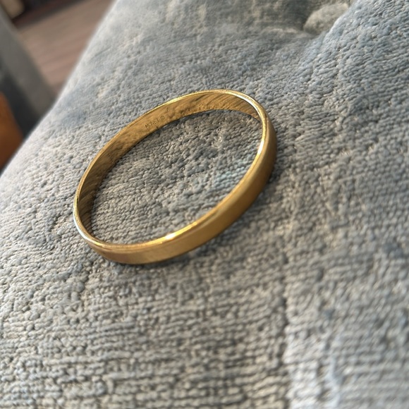 Monet Gold-tone Bangle Bracelet - Picture 3 of 5